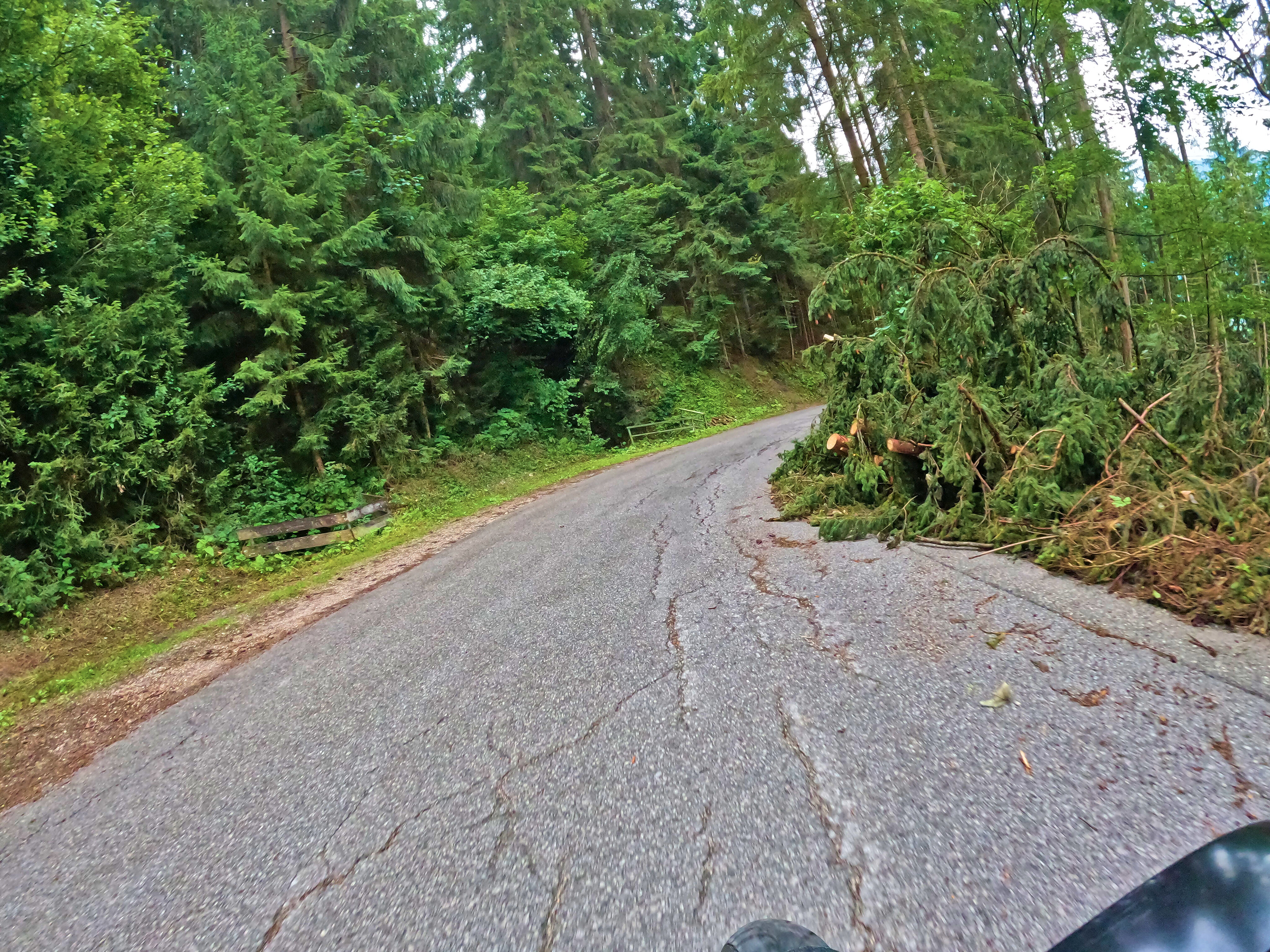 Unwetterschäden, zum Glück beseitigt