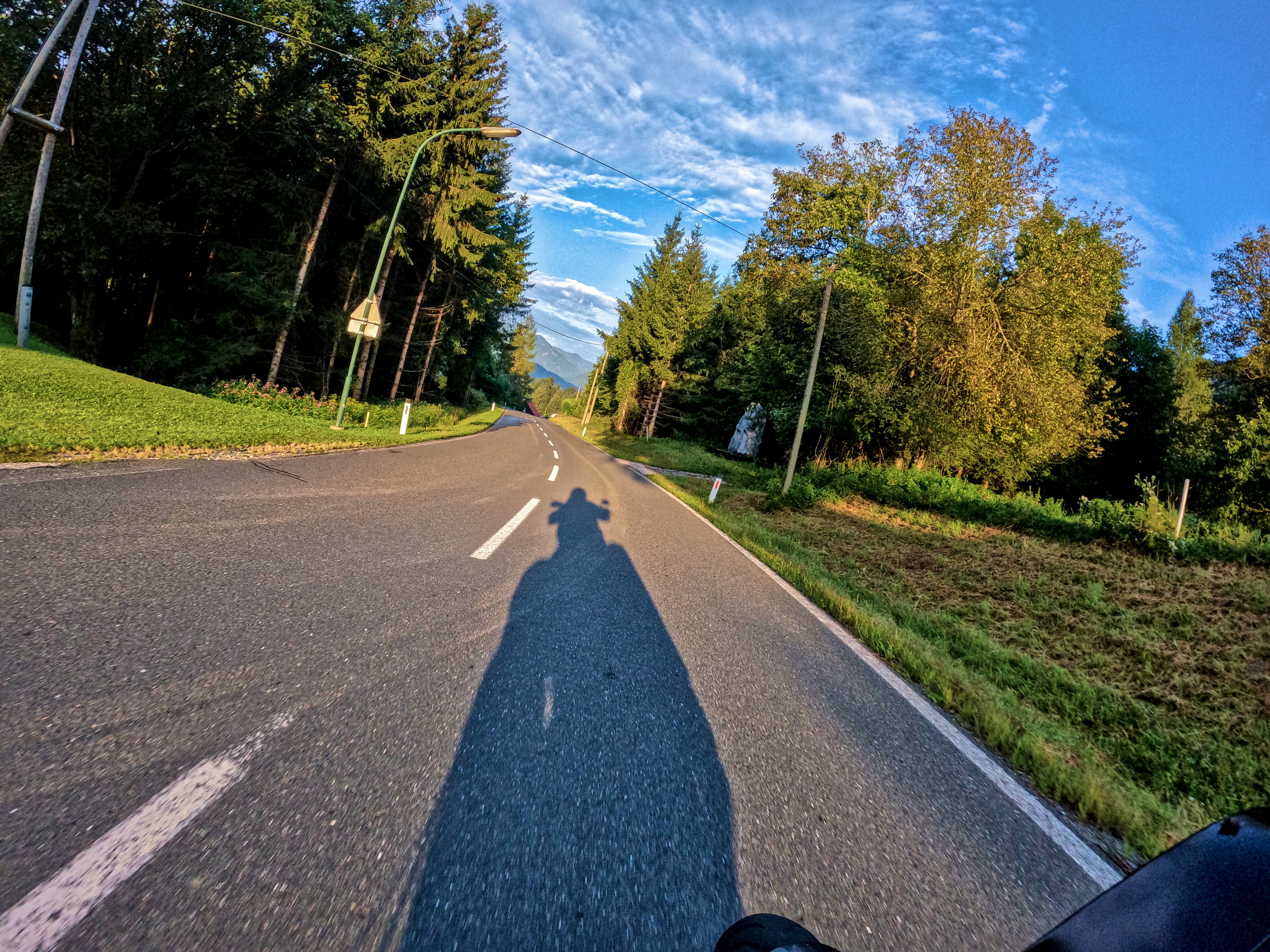 Weiter Richtung Westen, die Sonne im Rücken