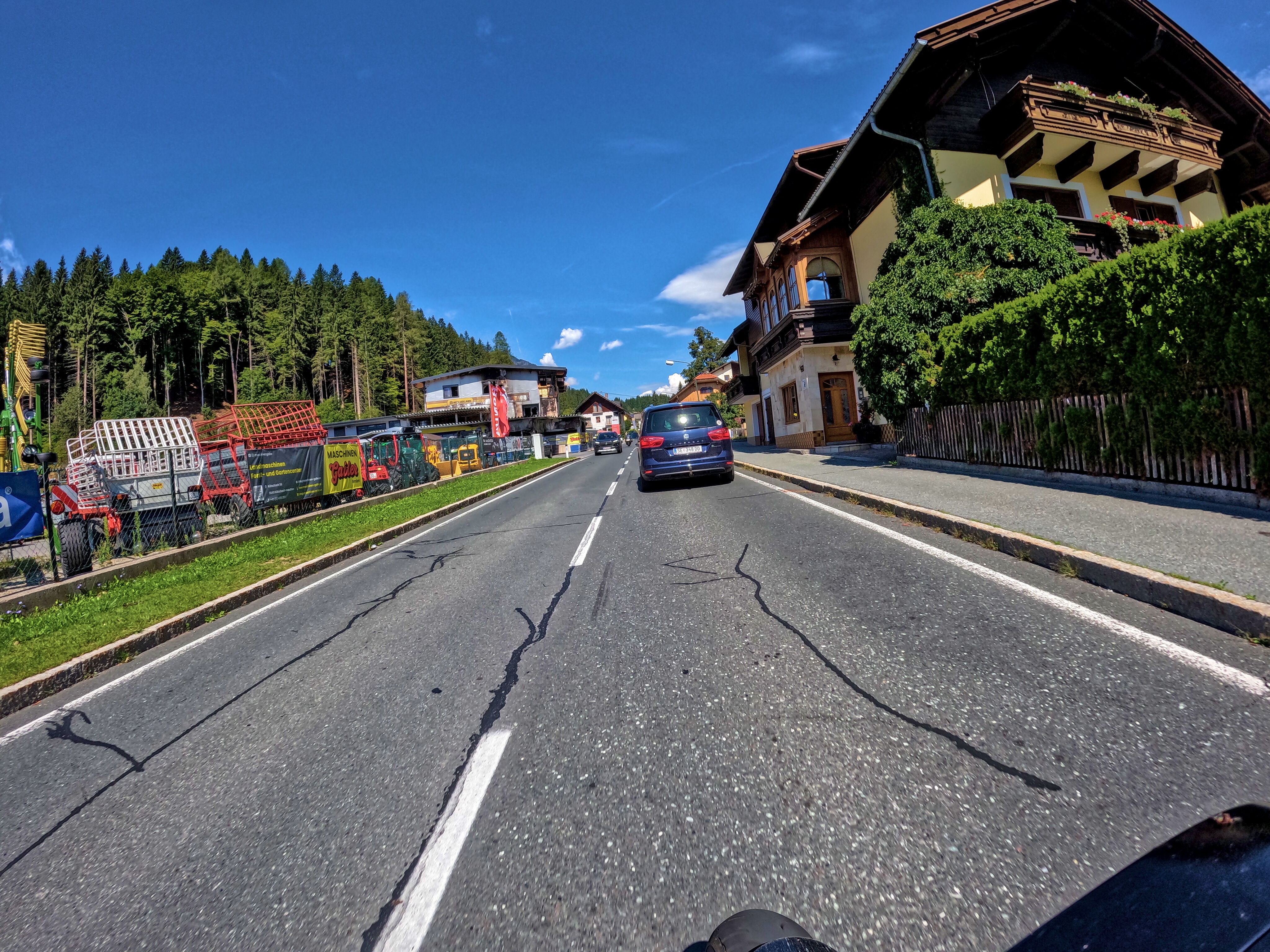 Noch immer eine Brandruine