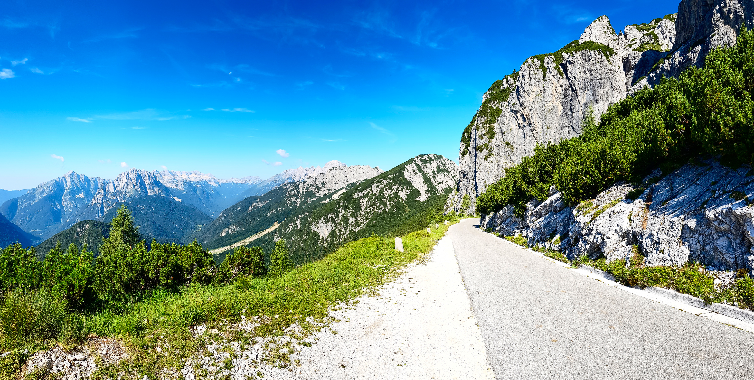 Anfahrt Mangart/Lahnscharte