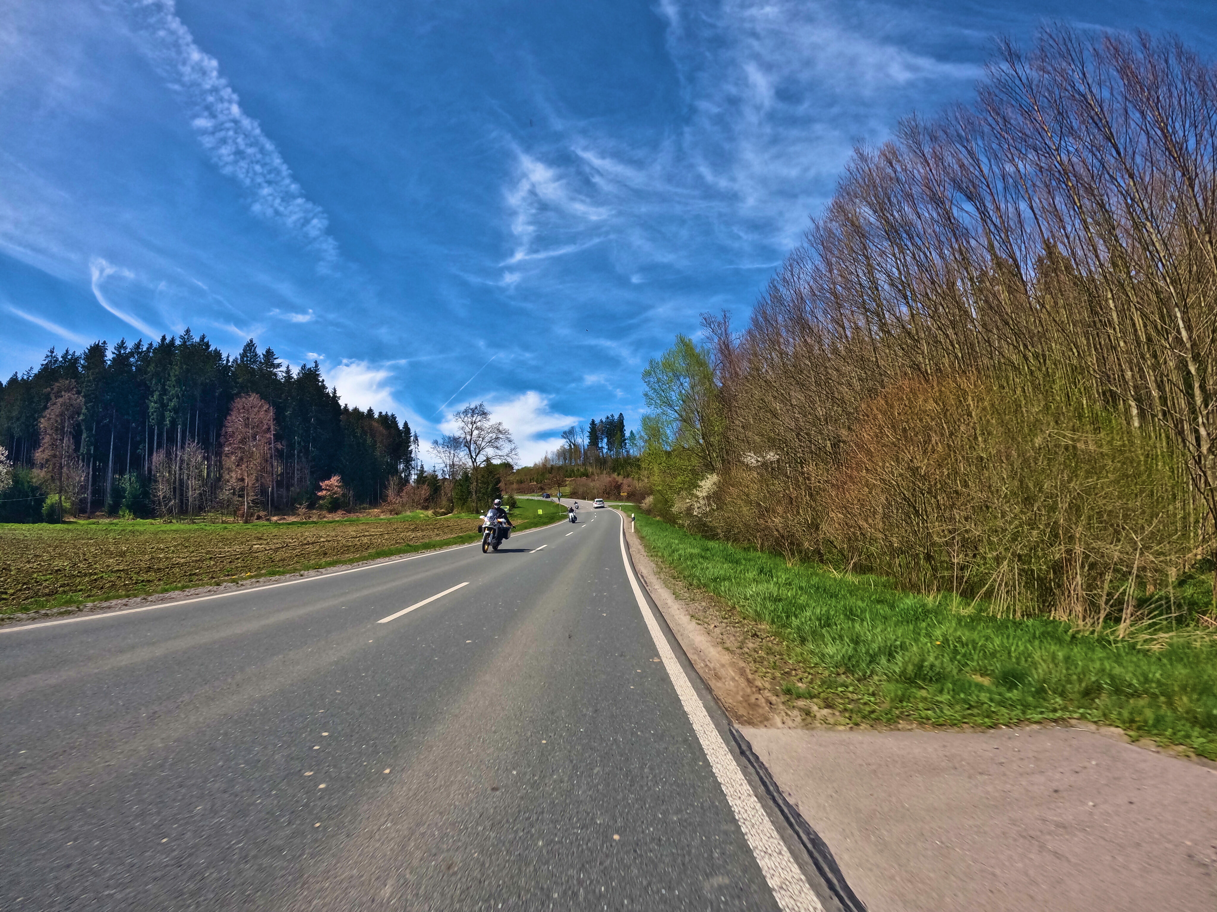 Viel Motorradverkehr