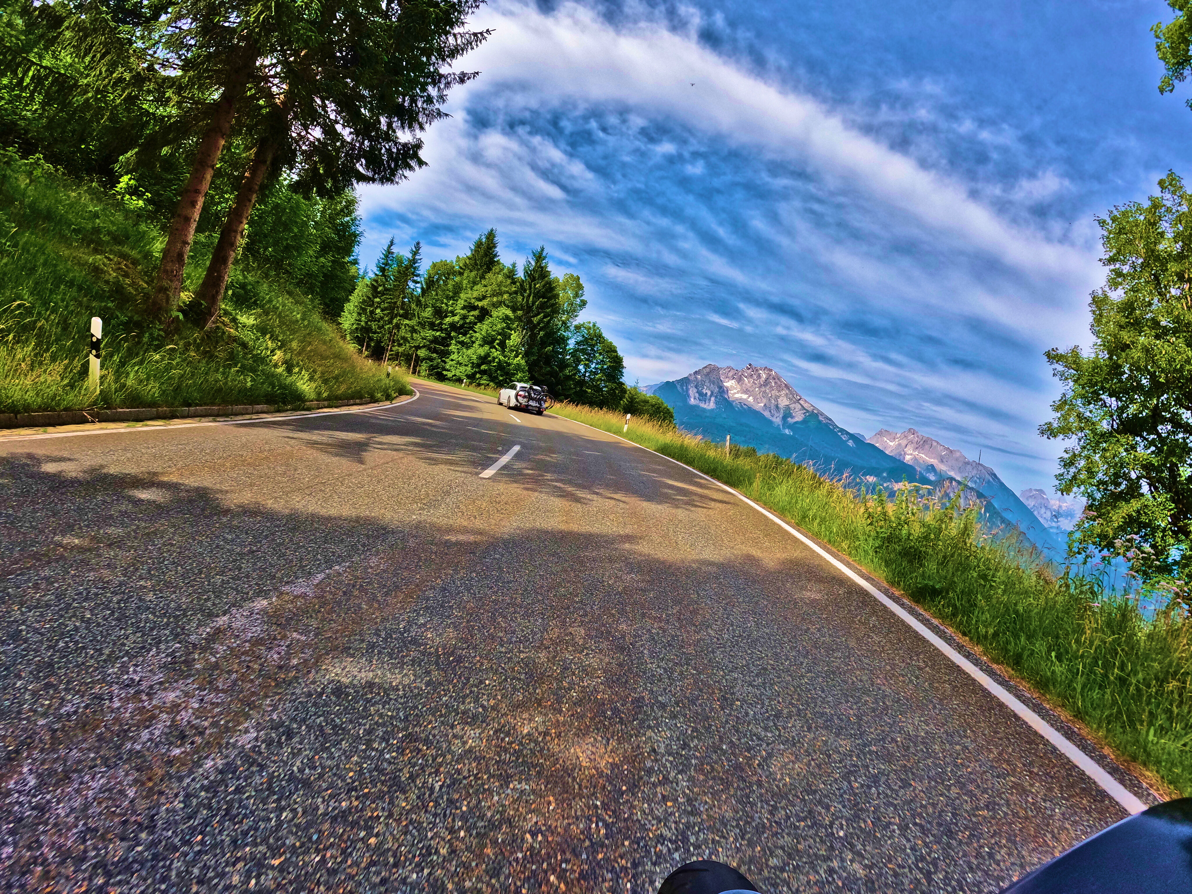 Auffahrt zum PK Vorderbrand