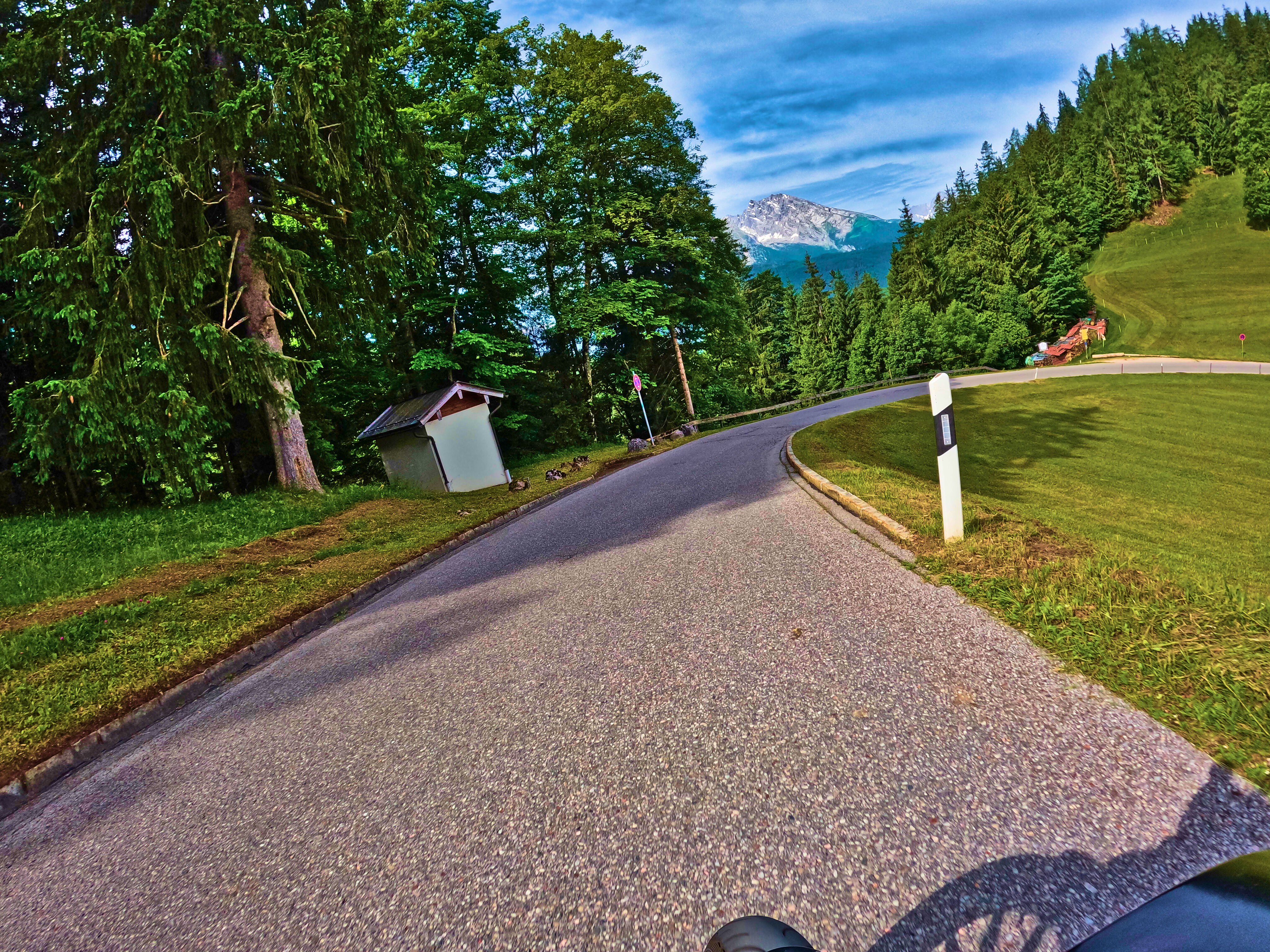 Abfahrt vom PK Vorderbrand