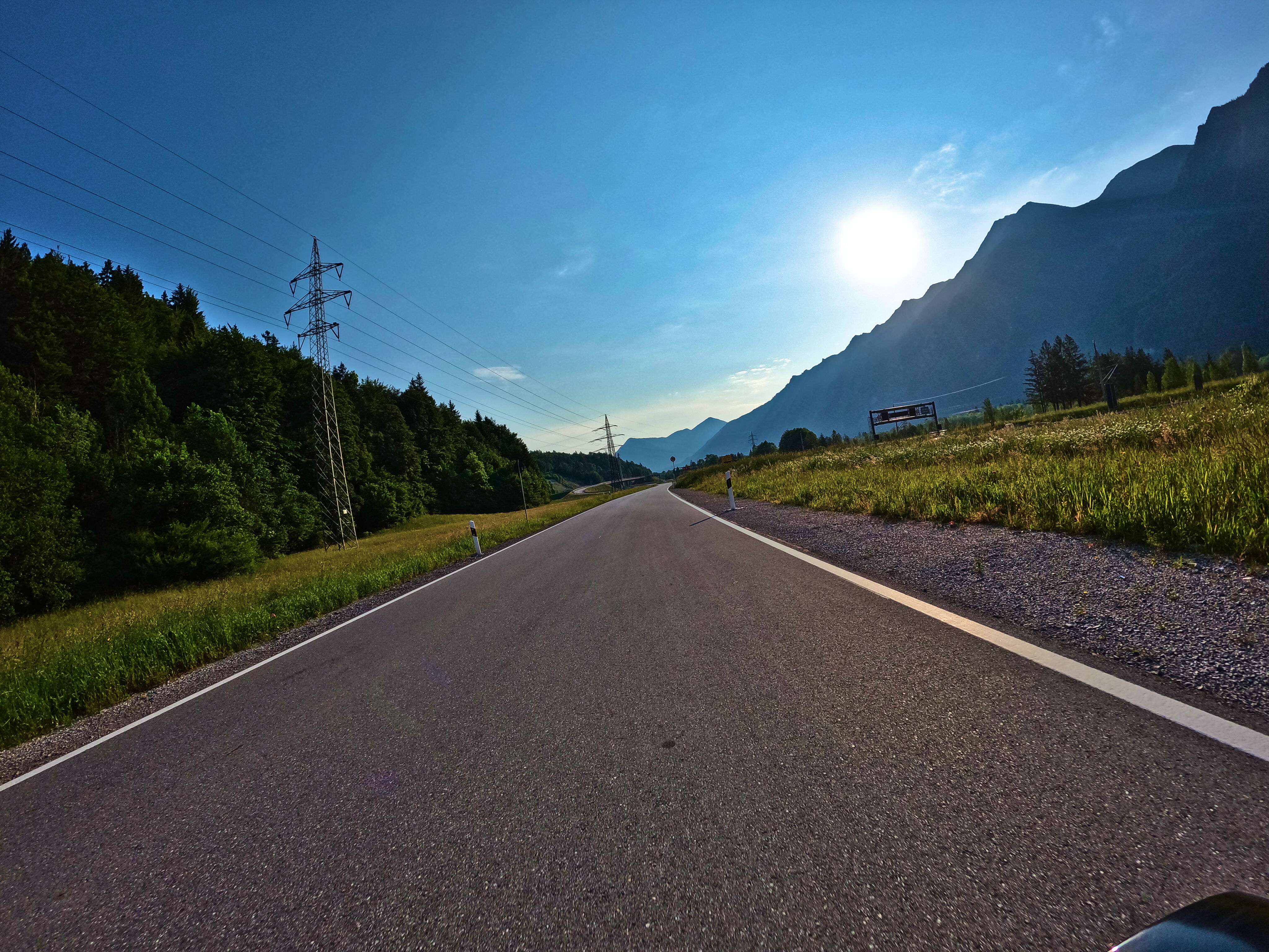 Richtung Oberau &hellip;