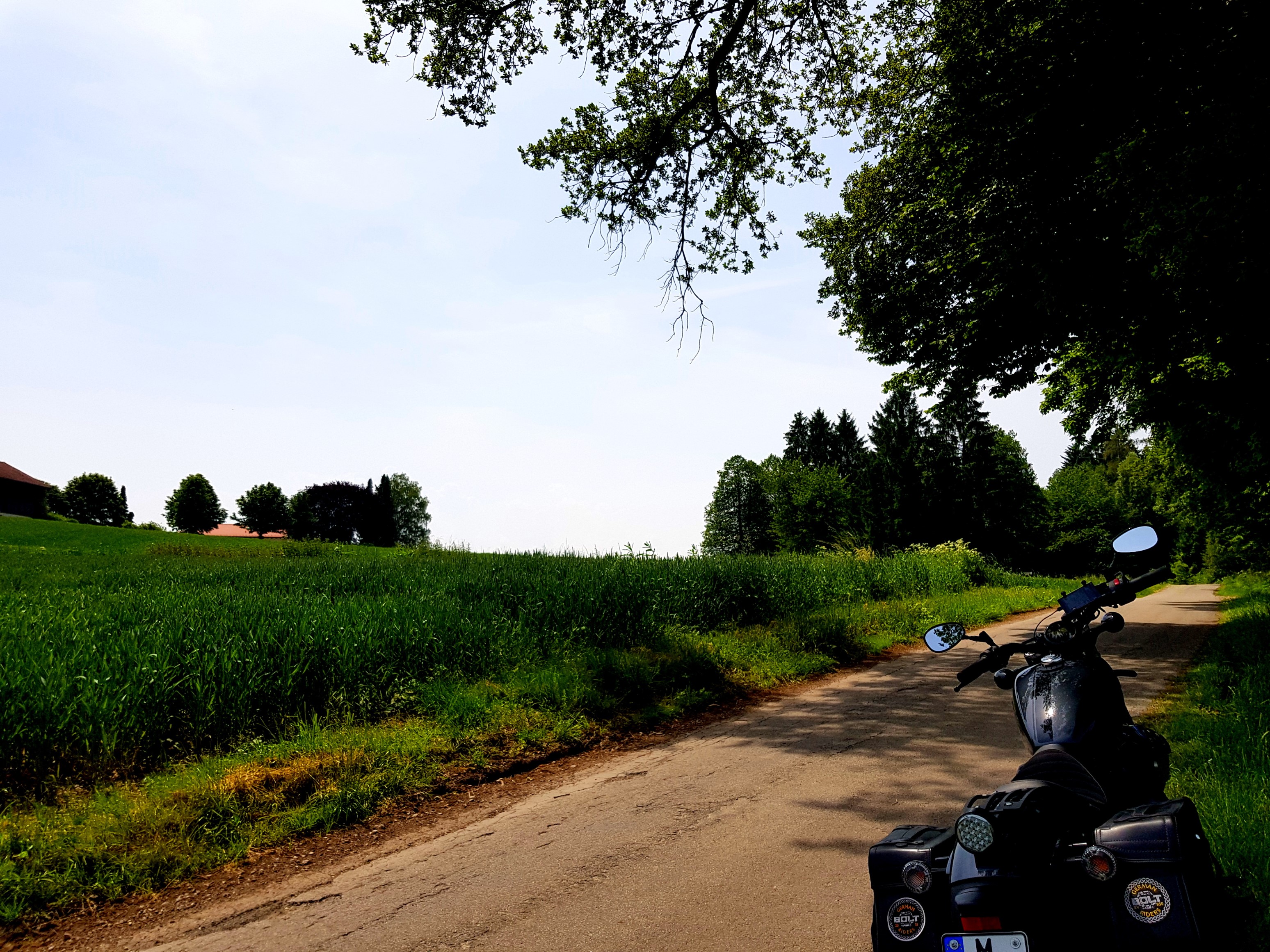 Ab und zu etwas Schatten war sehr erholsam.