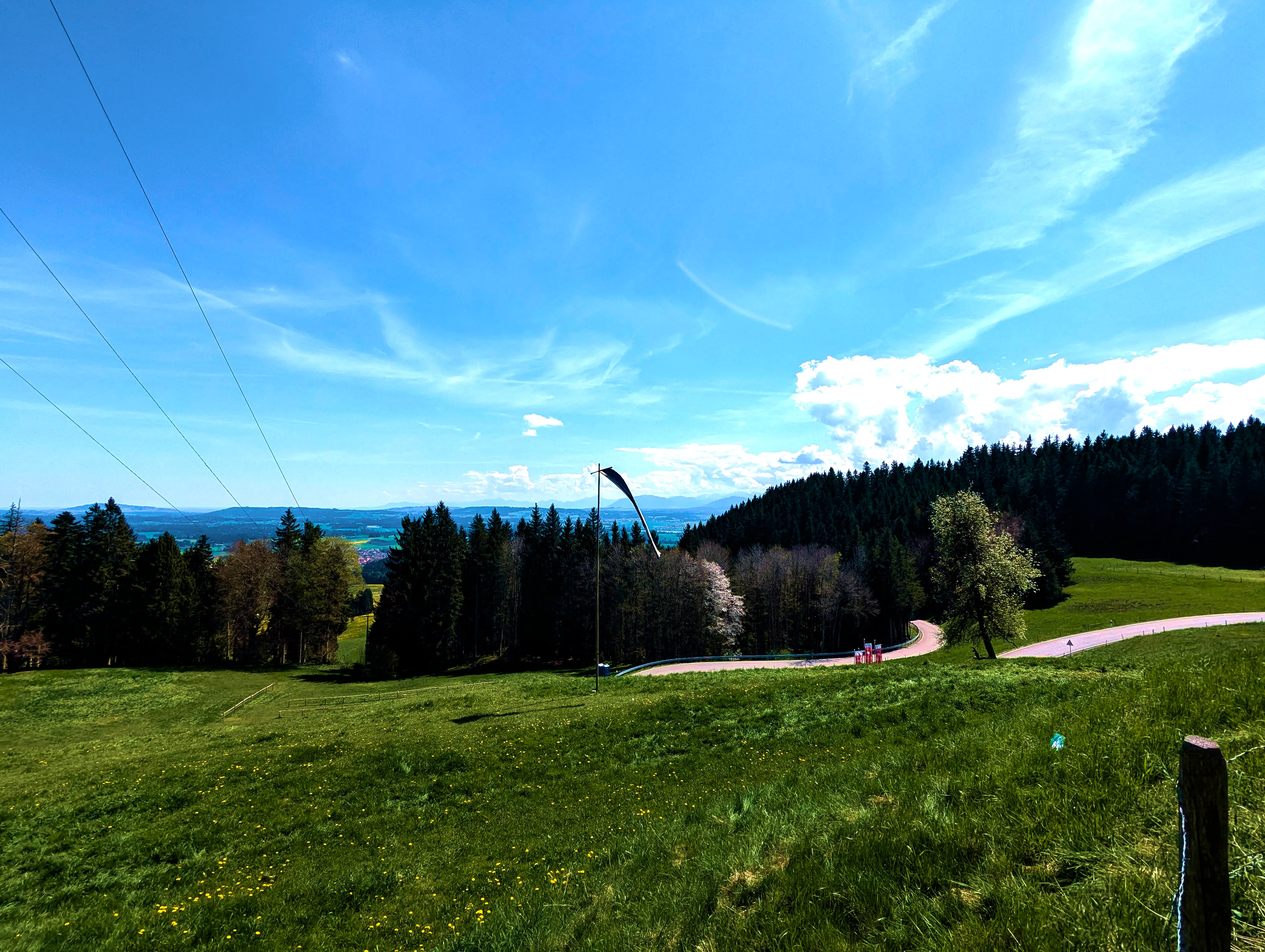 Ausblick vom Auerberg, oben