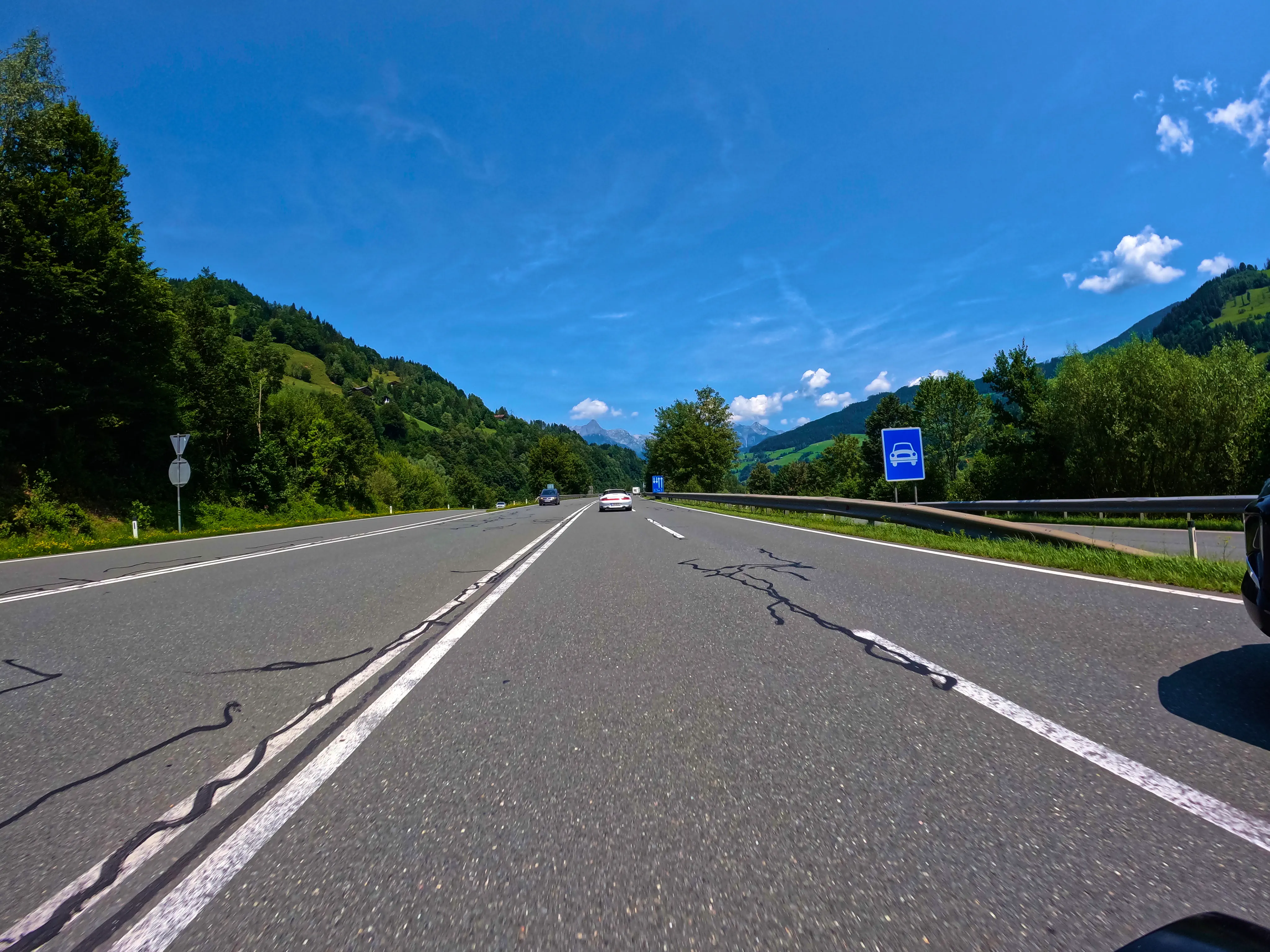 Zuerst über die B311 …