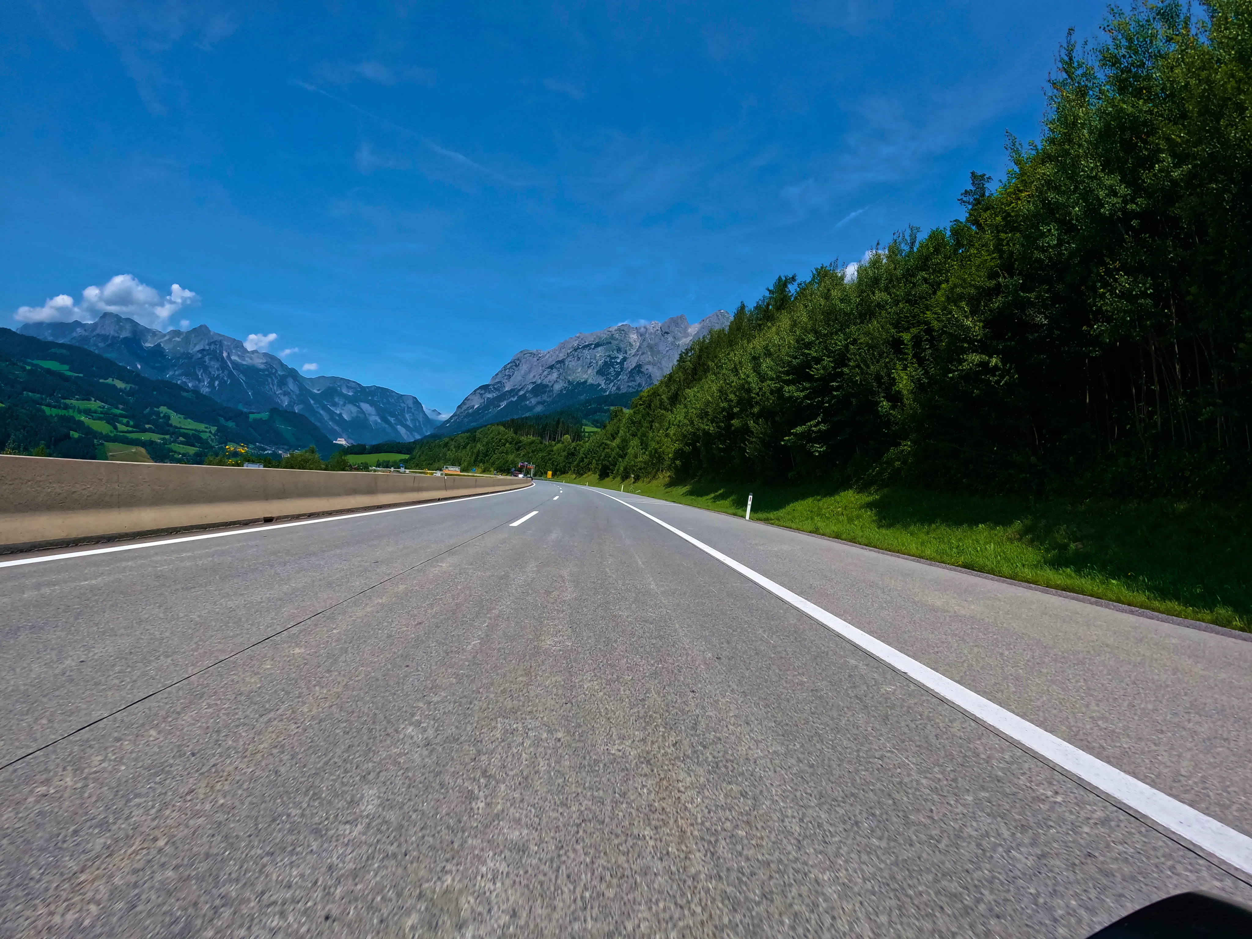 … dann über die A10 …