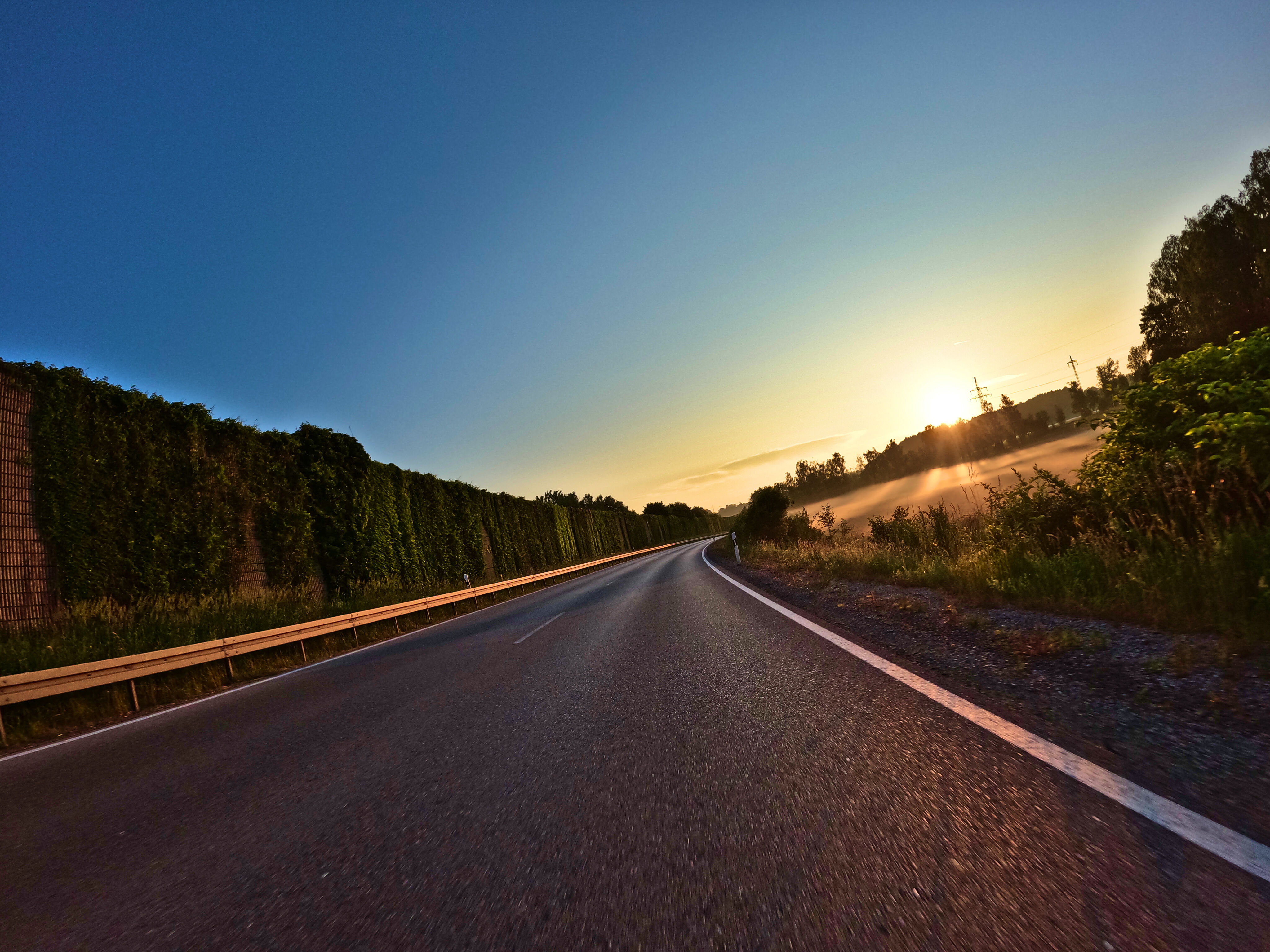 … lange Zeit im Gesicht.
