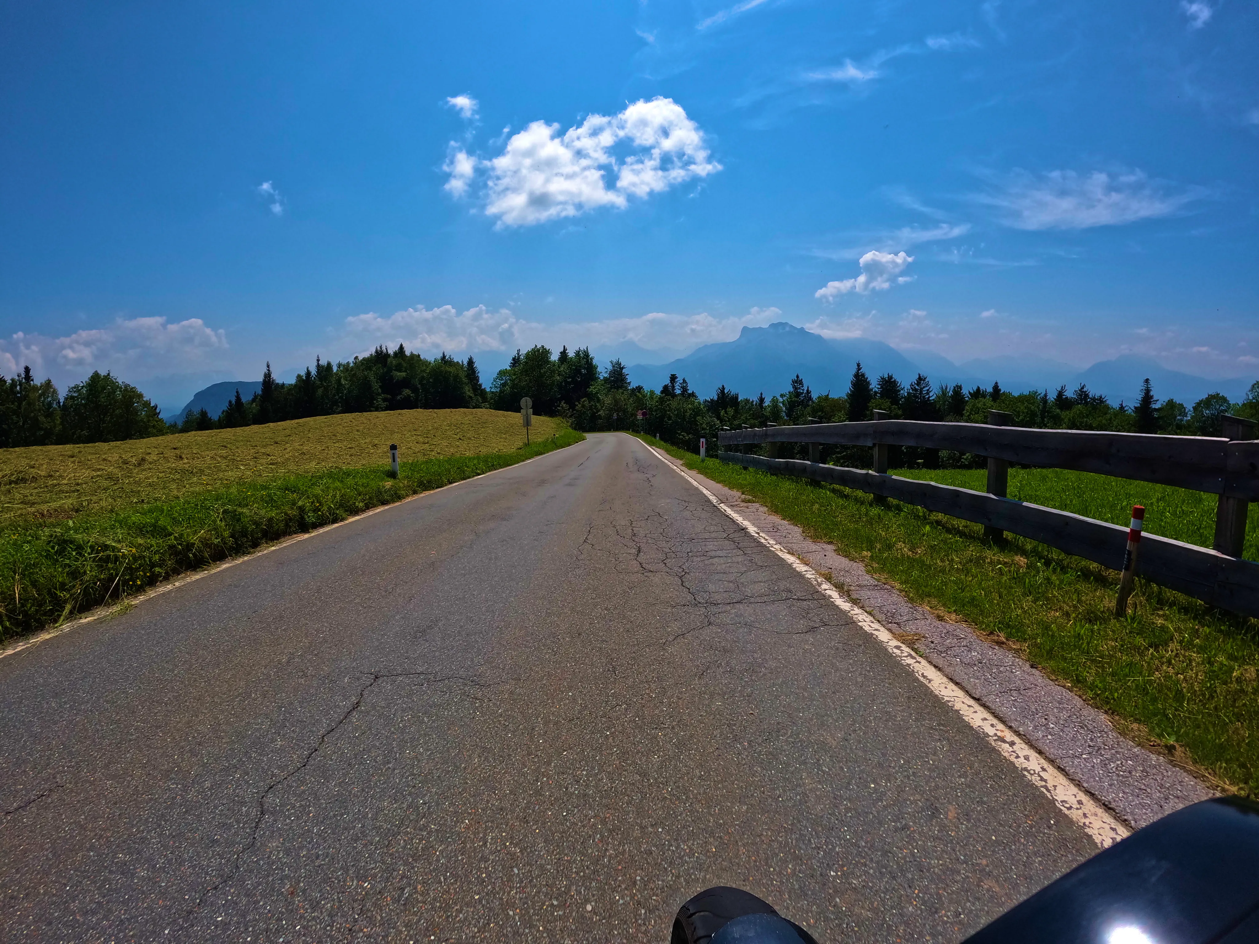 … Abfahrt genießen.