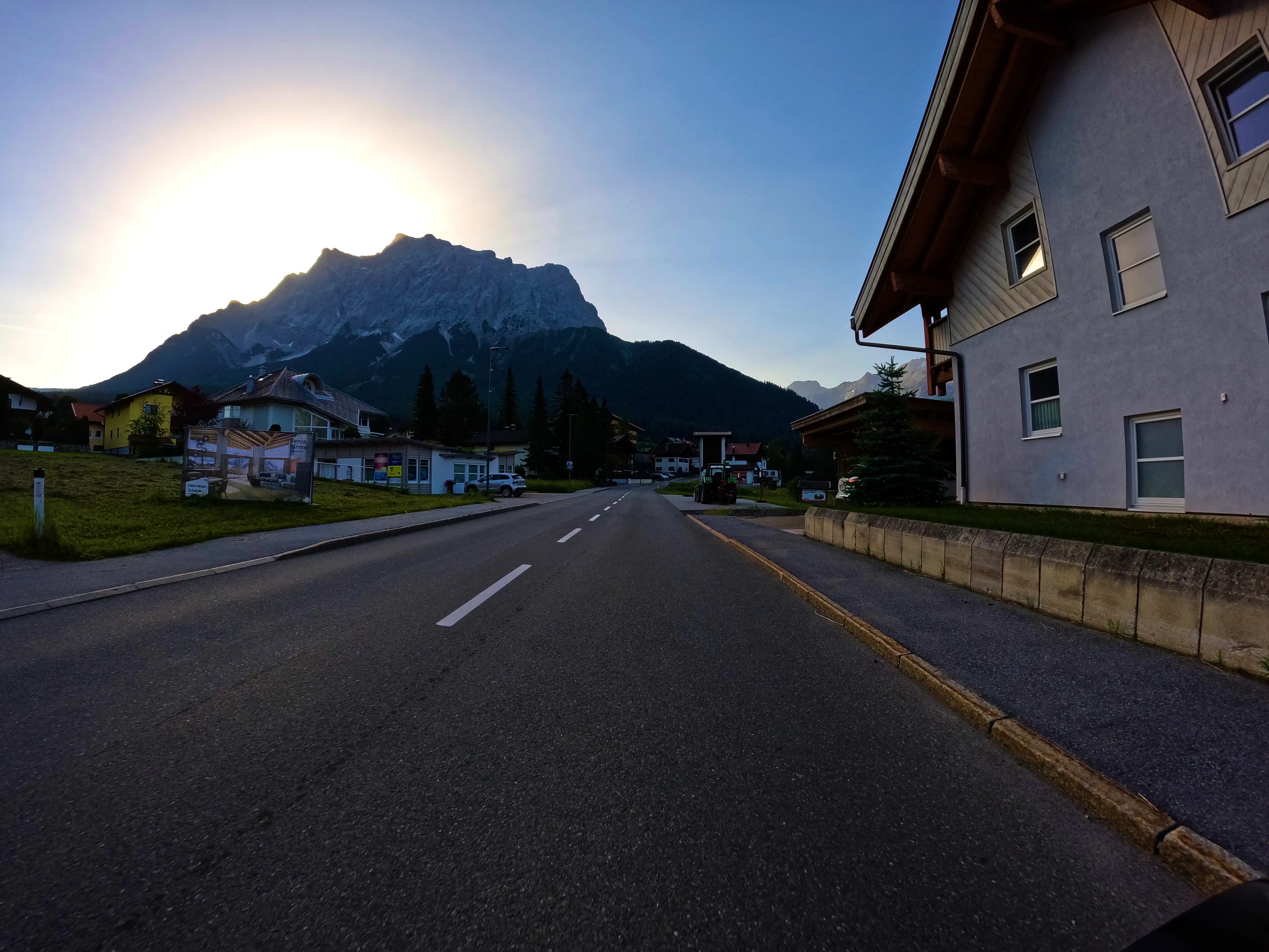 Die Sonne zeigt sich