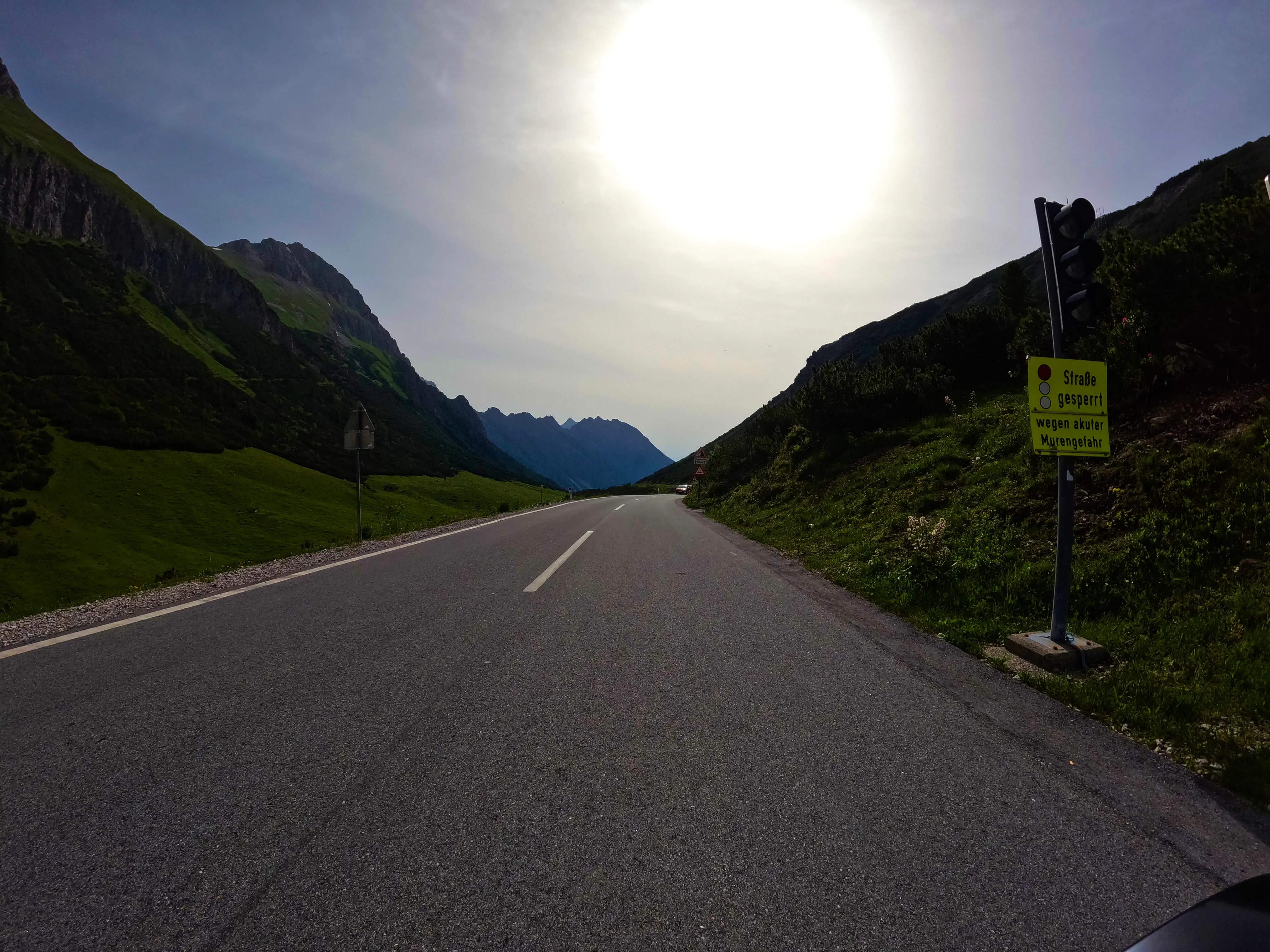 Ampel aus = keine Murengefahr