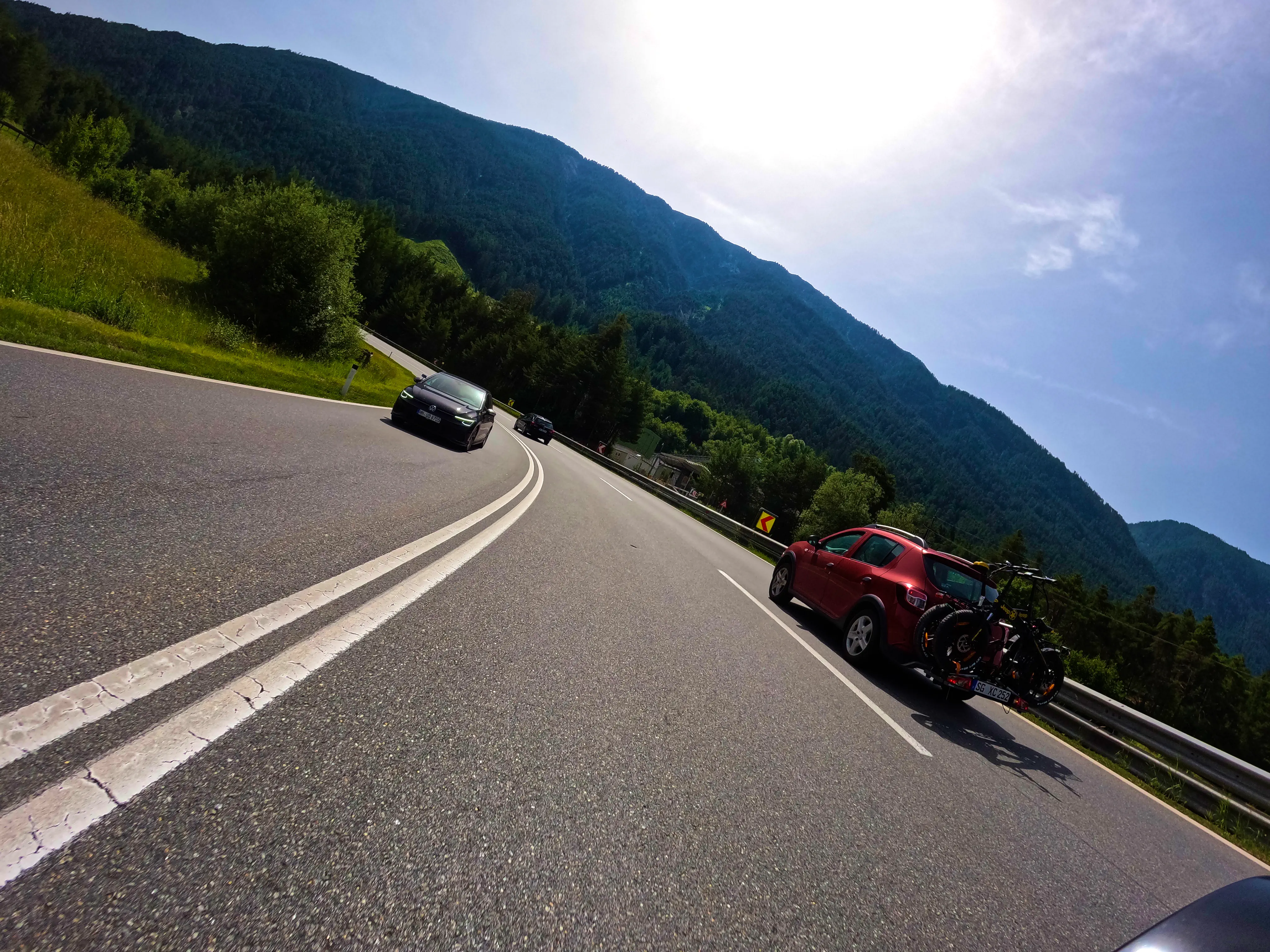 … und auch mal 2 Spuren in meine Richtung.