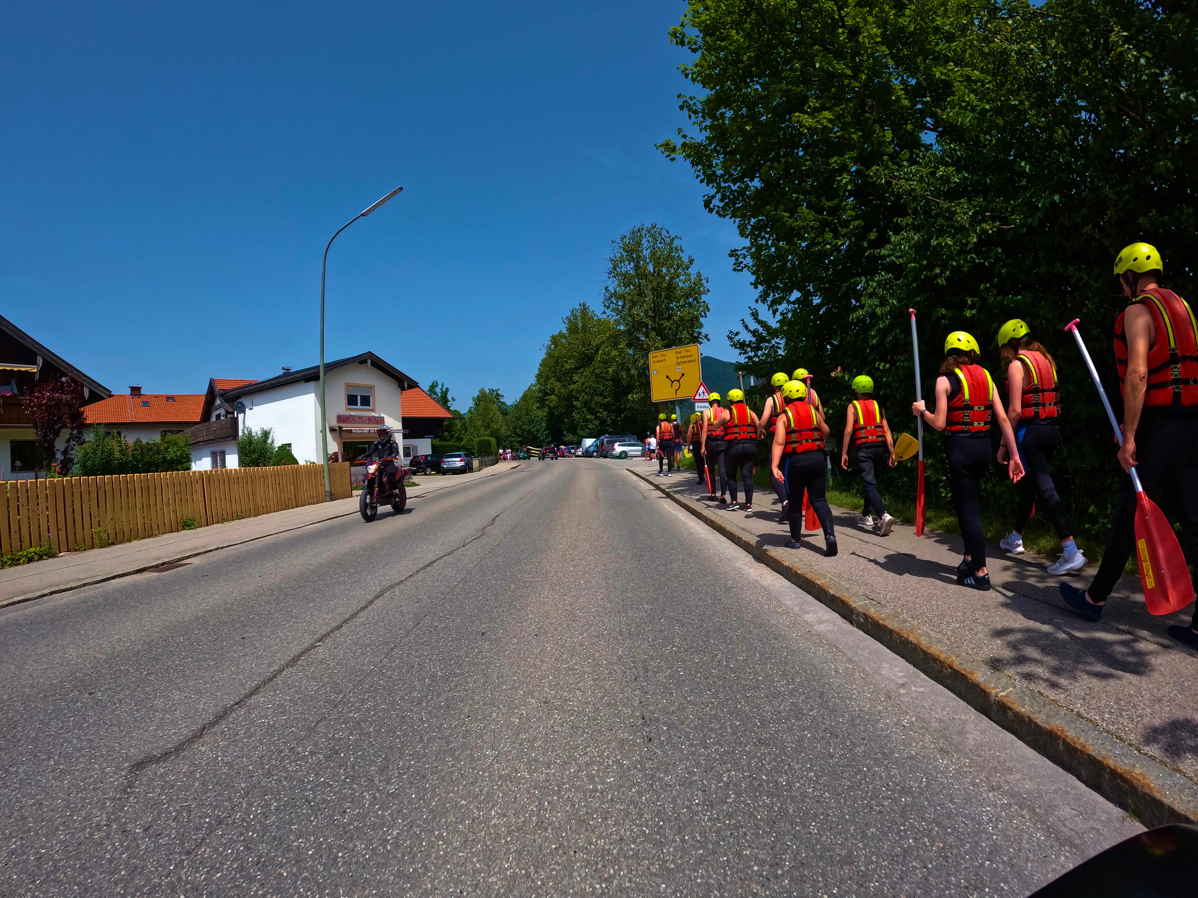 Komische Wandergruppe