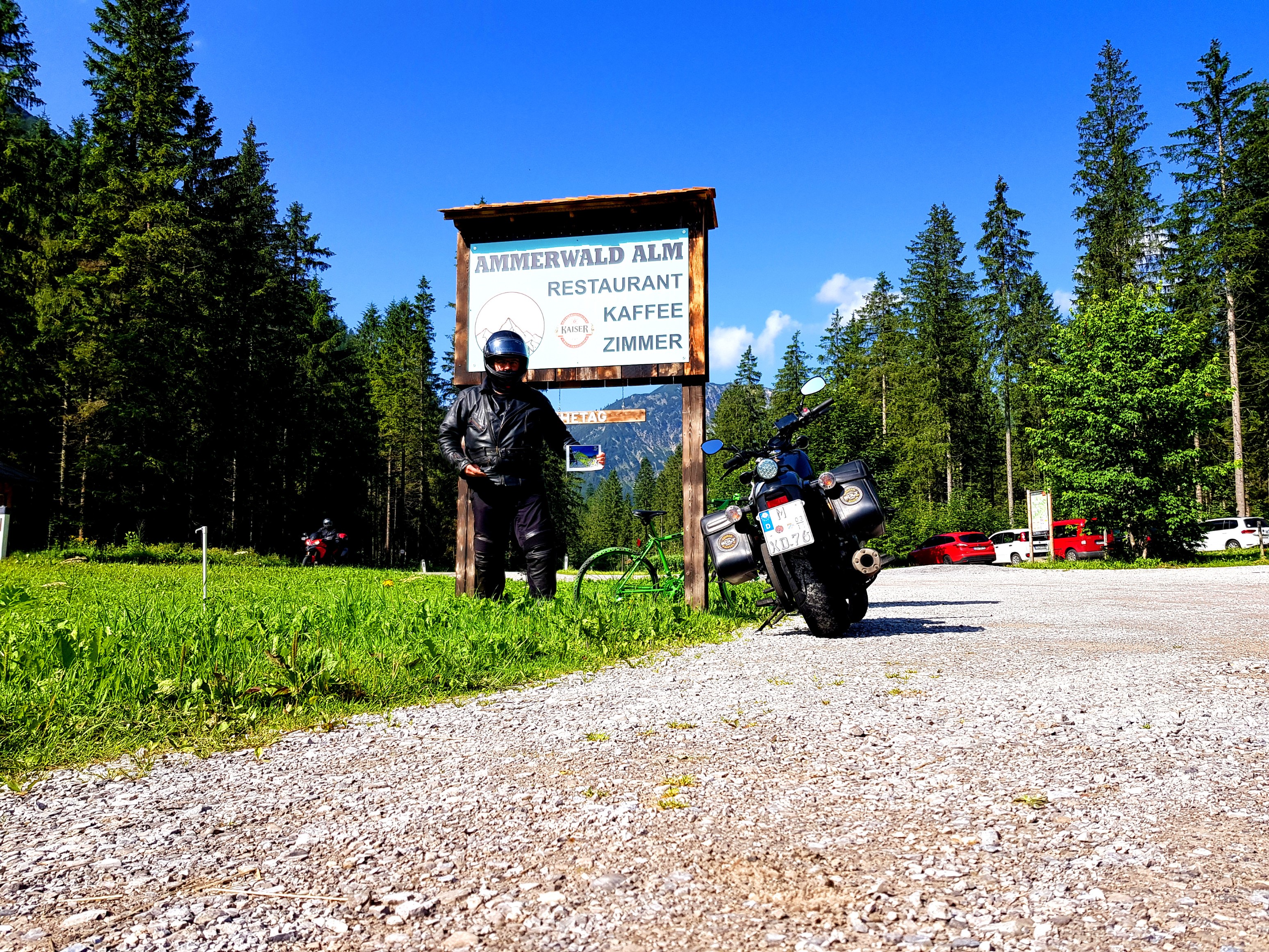Passknacker-Nachweis Ammerwaldsattel - jetzt auch mit Fahrer