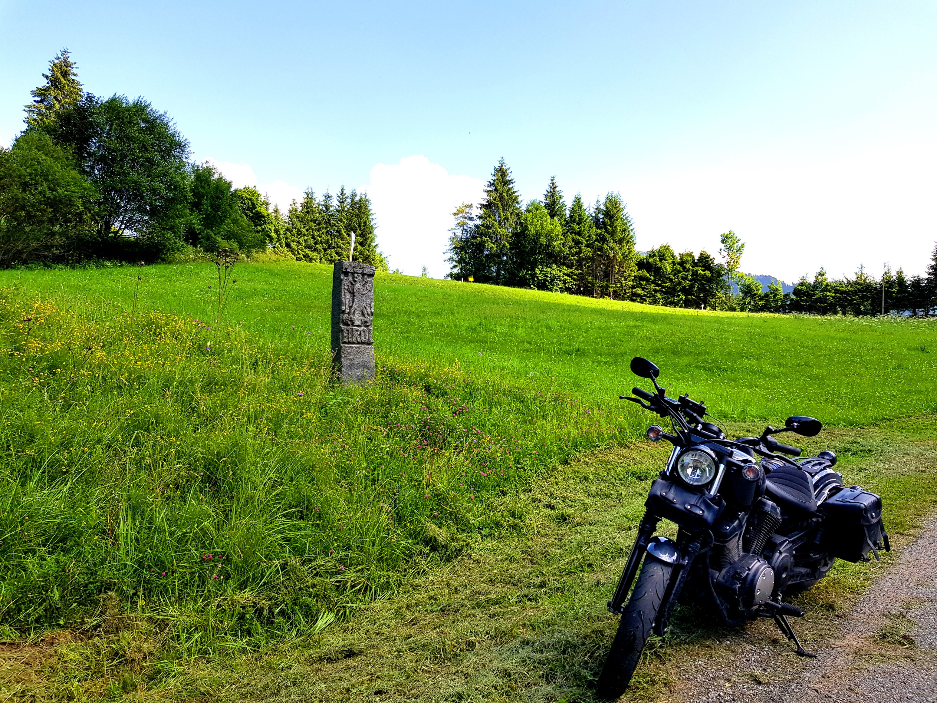 Tiroler Grenzstein in Jungholz