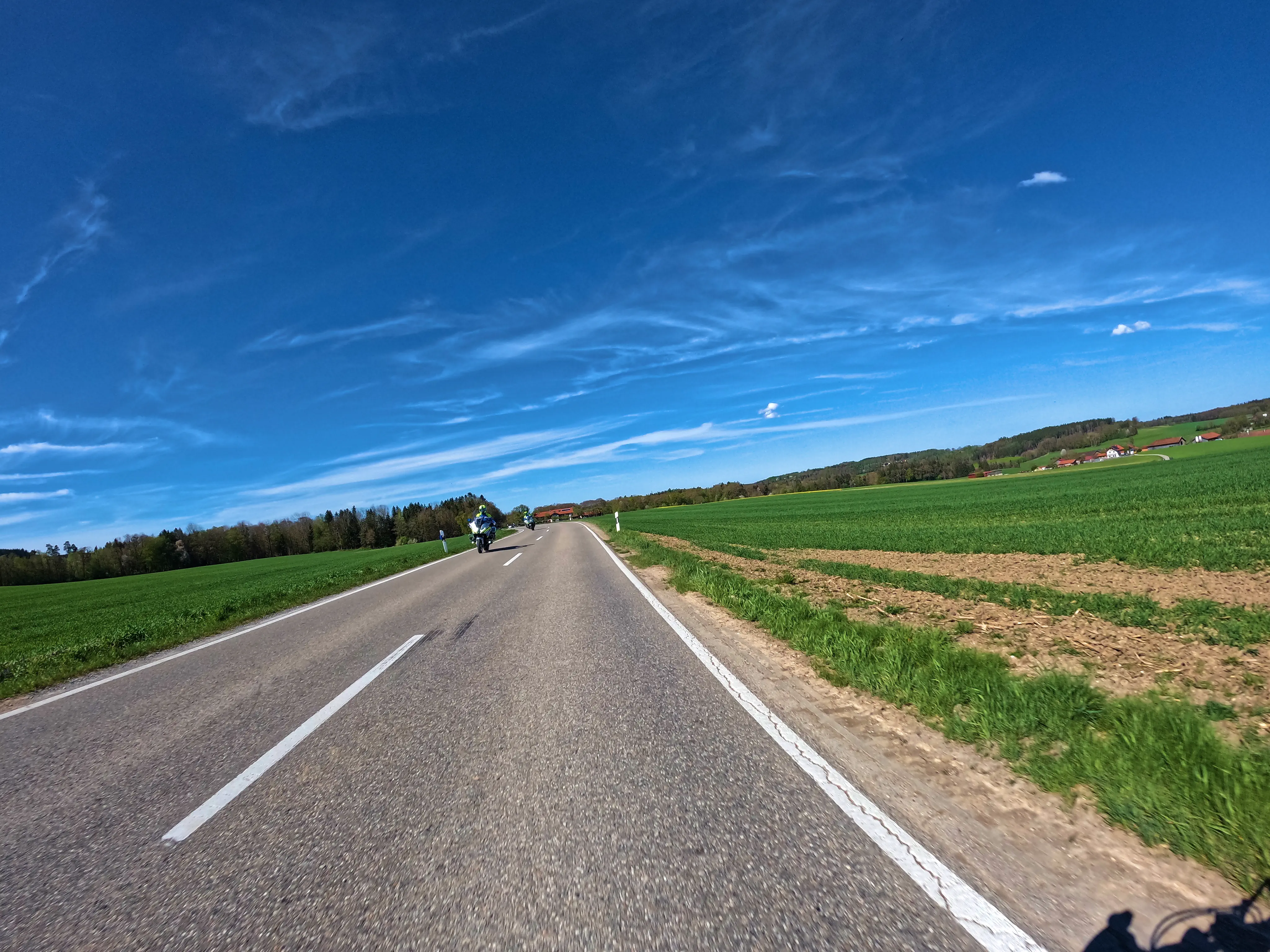 Die Polizei gegrüßt