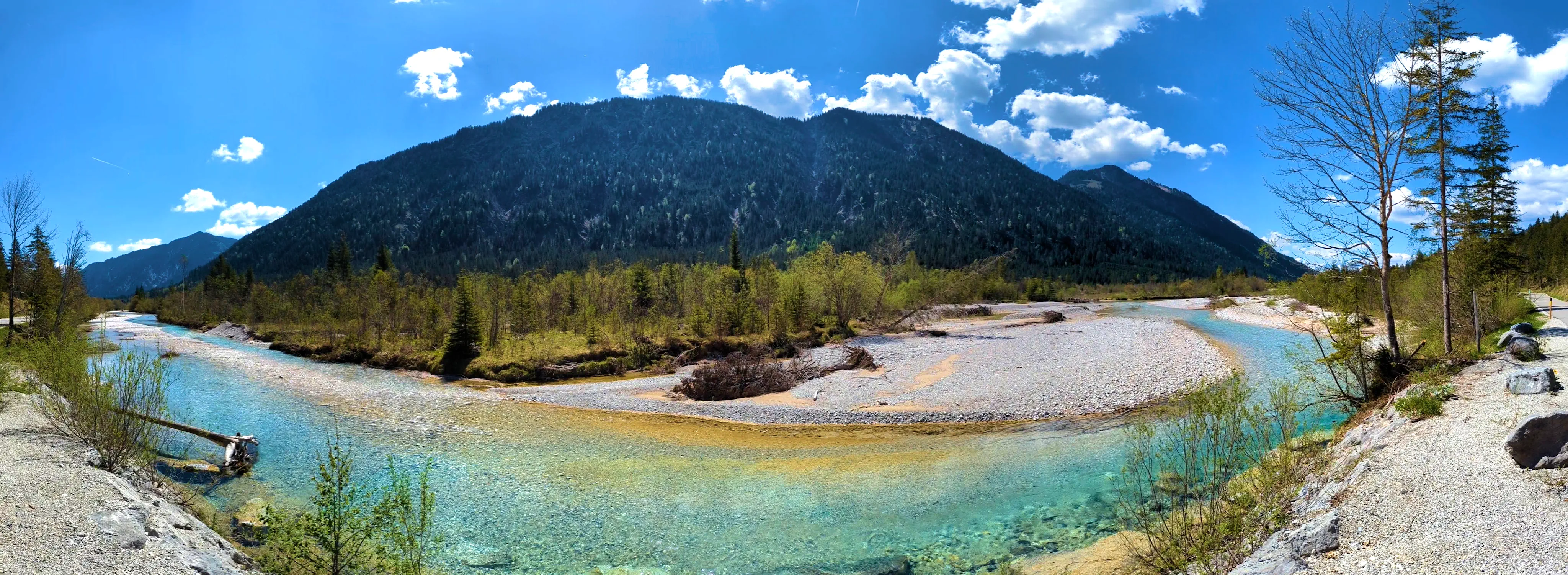 Fotopause an der Isar