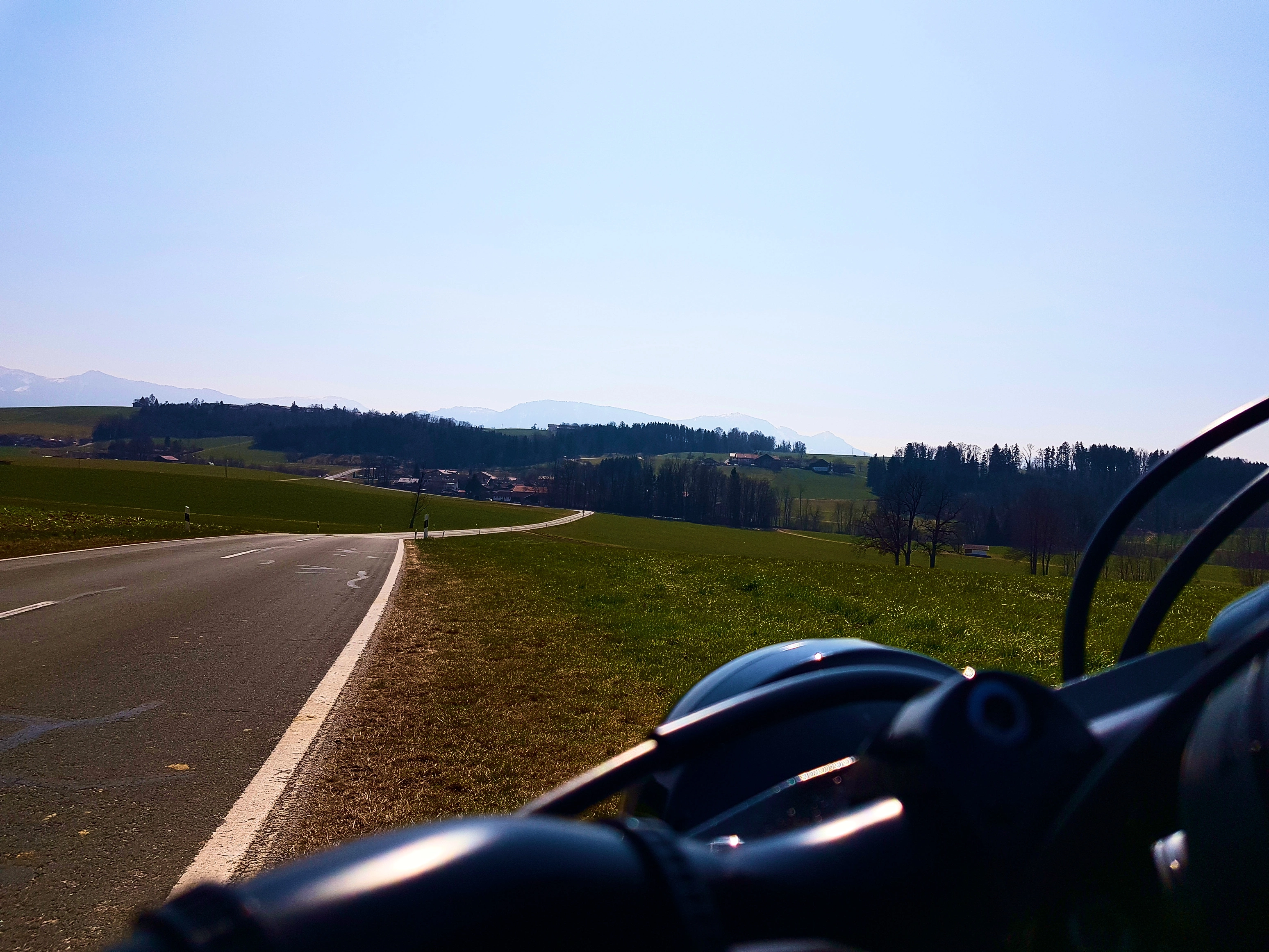 Da hinten, am Horizont: