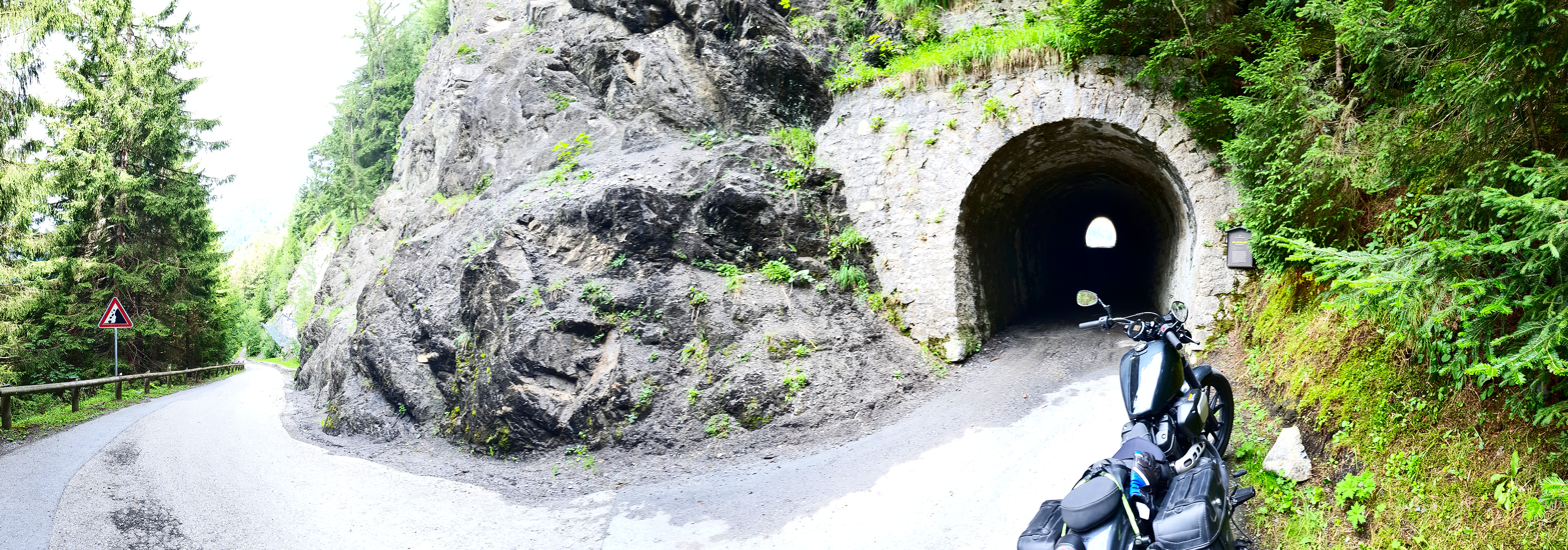 Das letzte Stück der Auffahrt